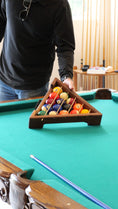Load image into Gallery viewer, The Protectorate by RackMechanic — Dual-Purpose Billiard Ball Wall Display & Table Rack