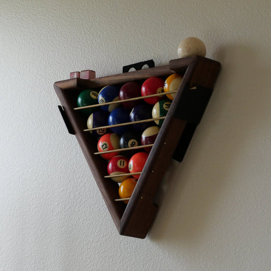 The Protectorate by RackMechanic — Dual-Purpose Billiard Ball Wall Display & Table Rack